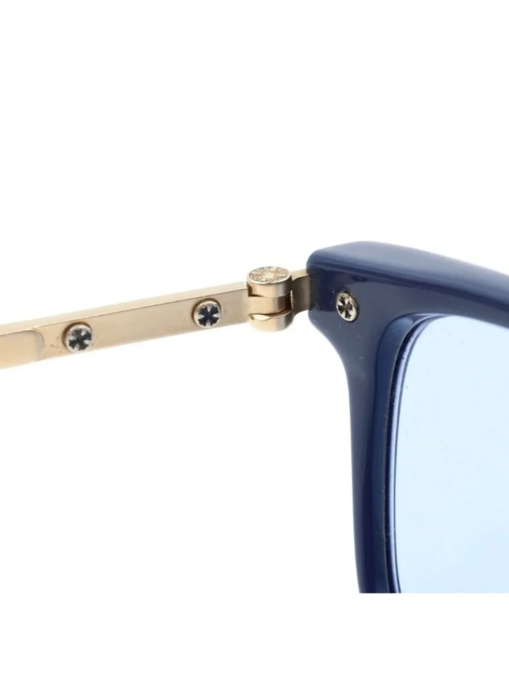 Chrome Hearts Spur EM Side CH Cross Motif Square Sunglasses Eyewear